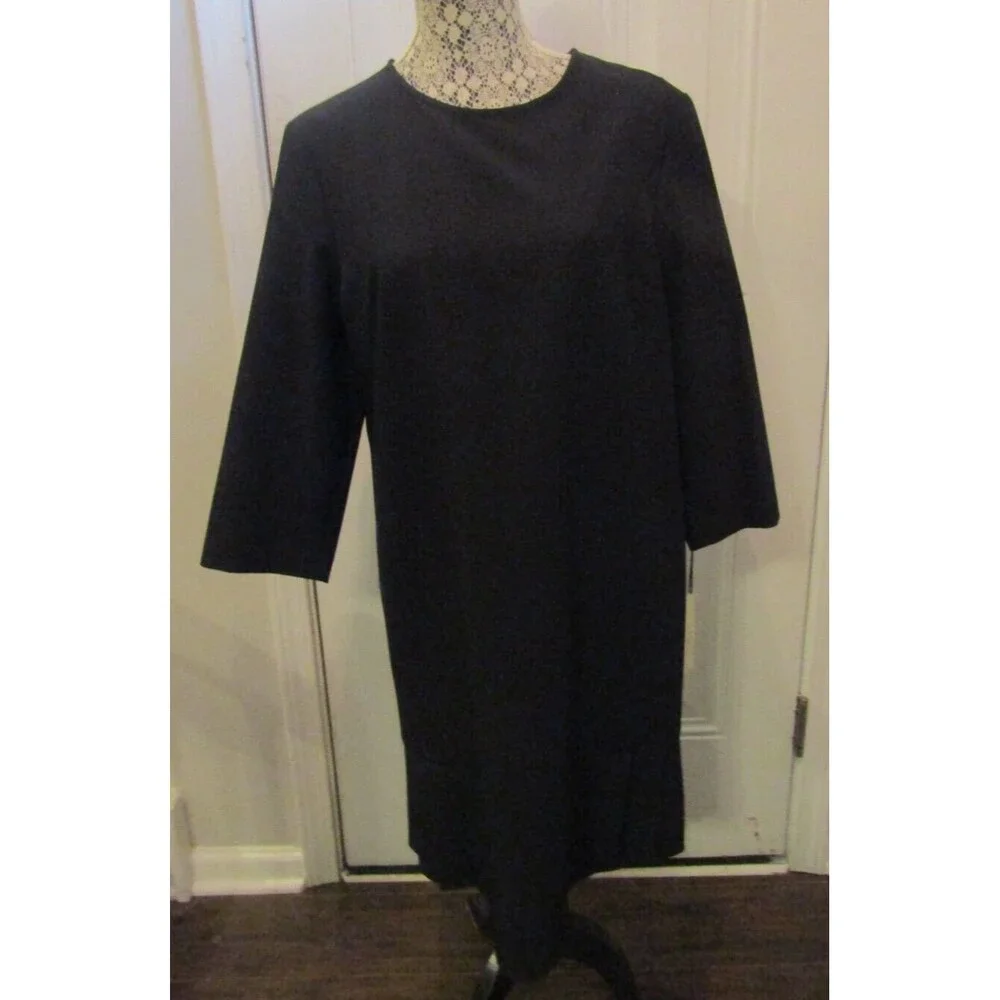 Estelle and Finn Dress NWT Black Pleated Bottom Retail $274 Womens Size 12